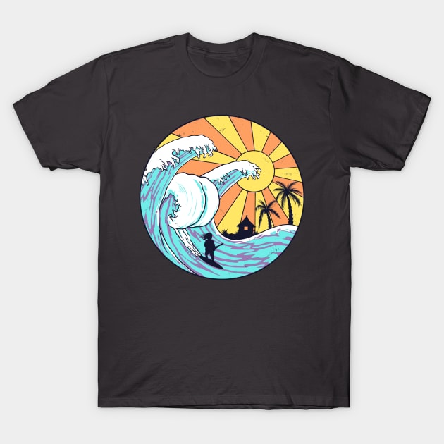 ROCK N' ROLL WAVE T-Shirt by ALFBOCREATIVE